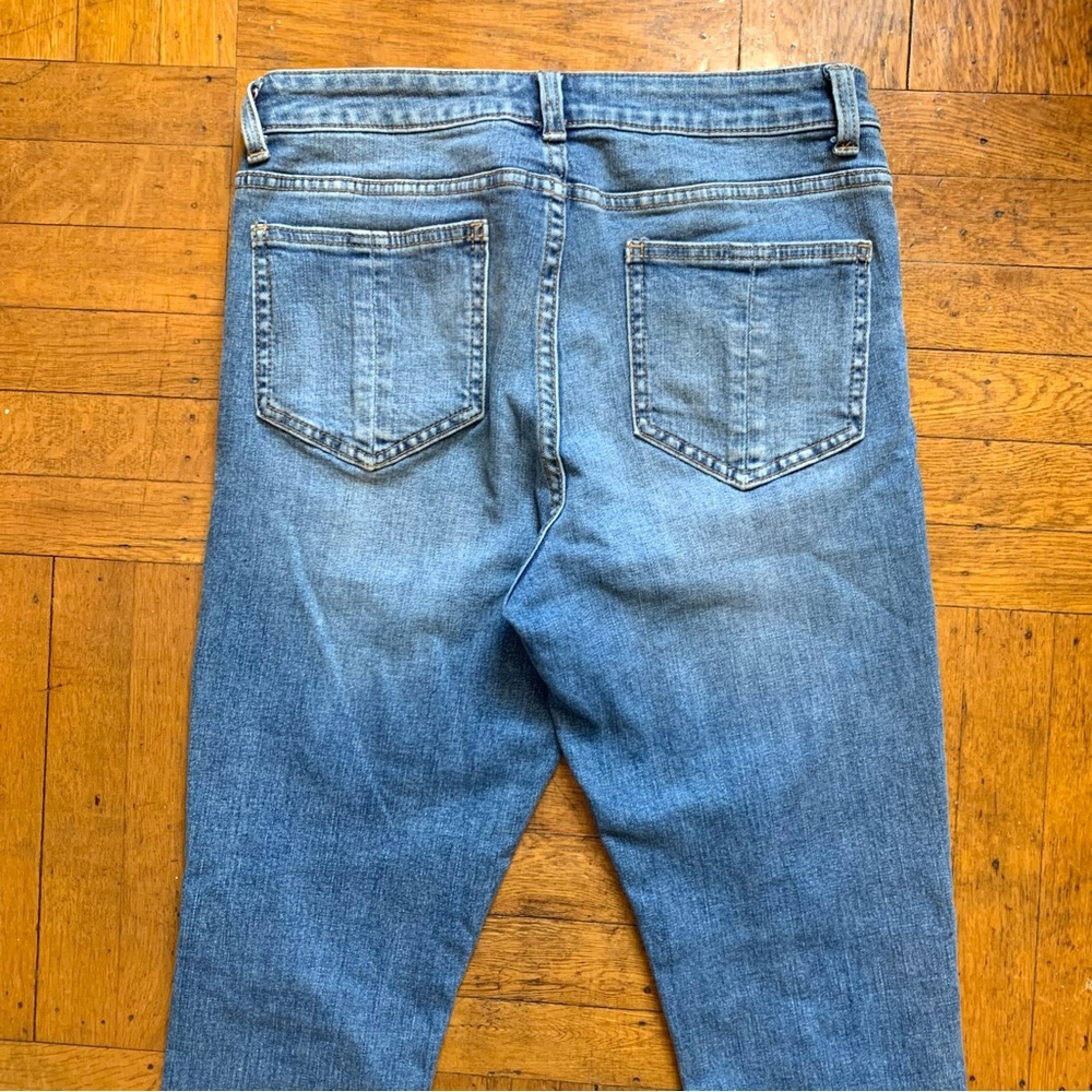 Primark Denim Co, distressed blue denim jeans size 8 - Picture 6 of 12